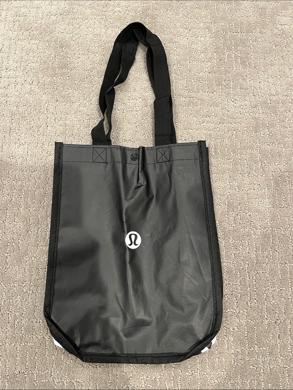 lululemon athletica Black Logo Tote